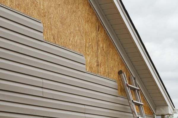 Grey Vinyl Siding Installation in Wentzville